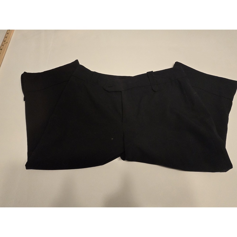 Gloria Vanderbilt Womens Size 10‎ Straight Leg Denim Black Capris